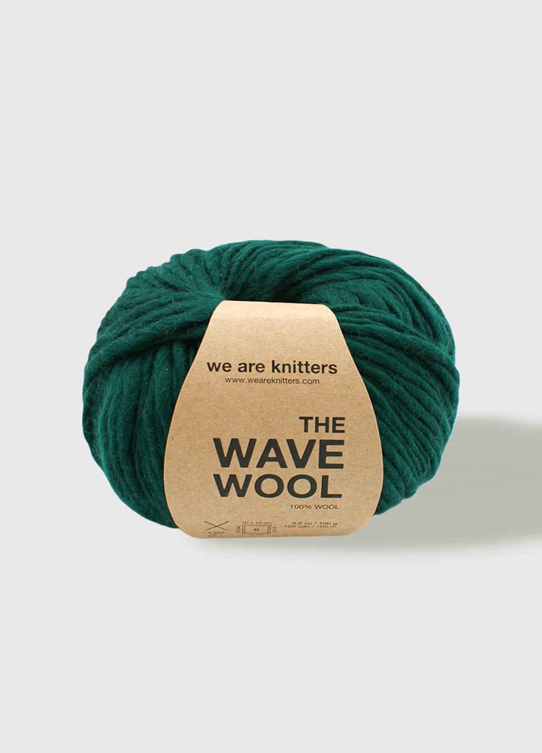 The Wave Wool Forest Green