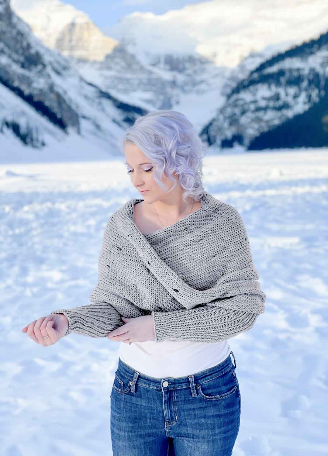 Easy Eyelet Sweater Pattern