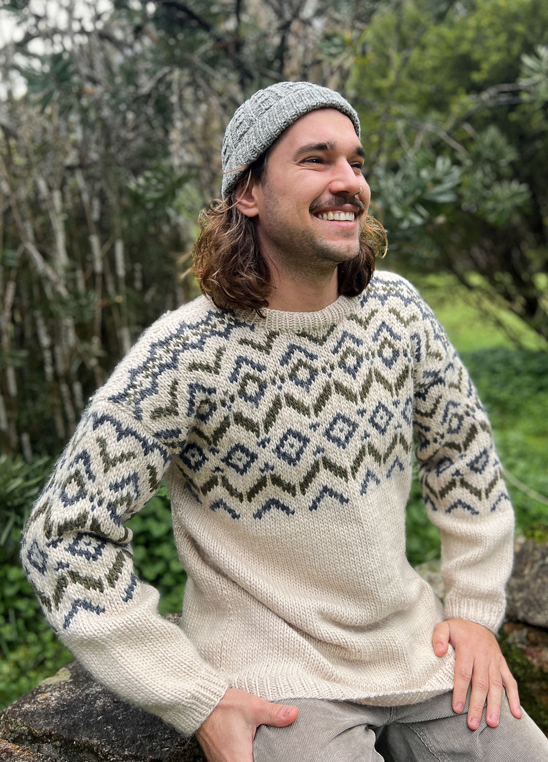 Banksia Sweater x @knitwitsandyarns Pattern